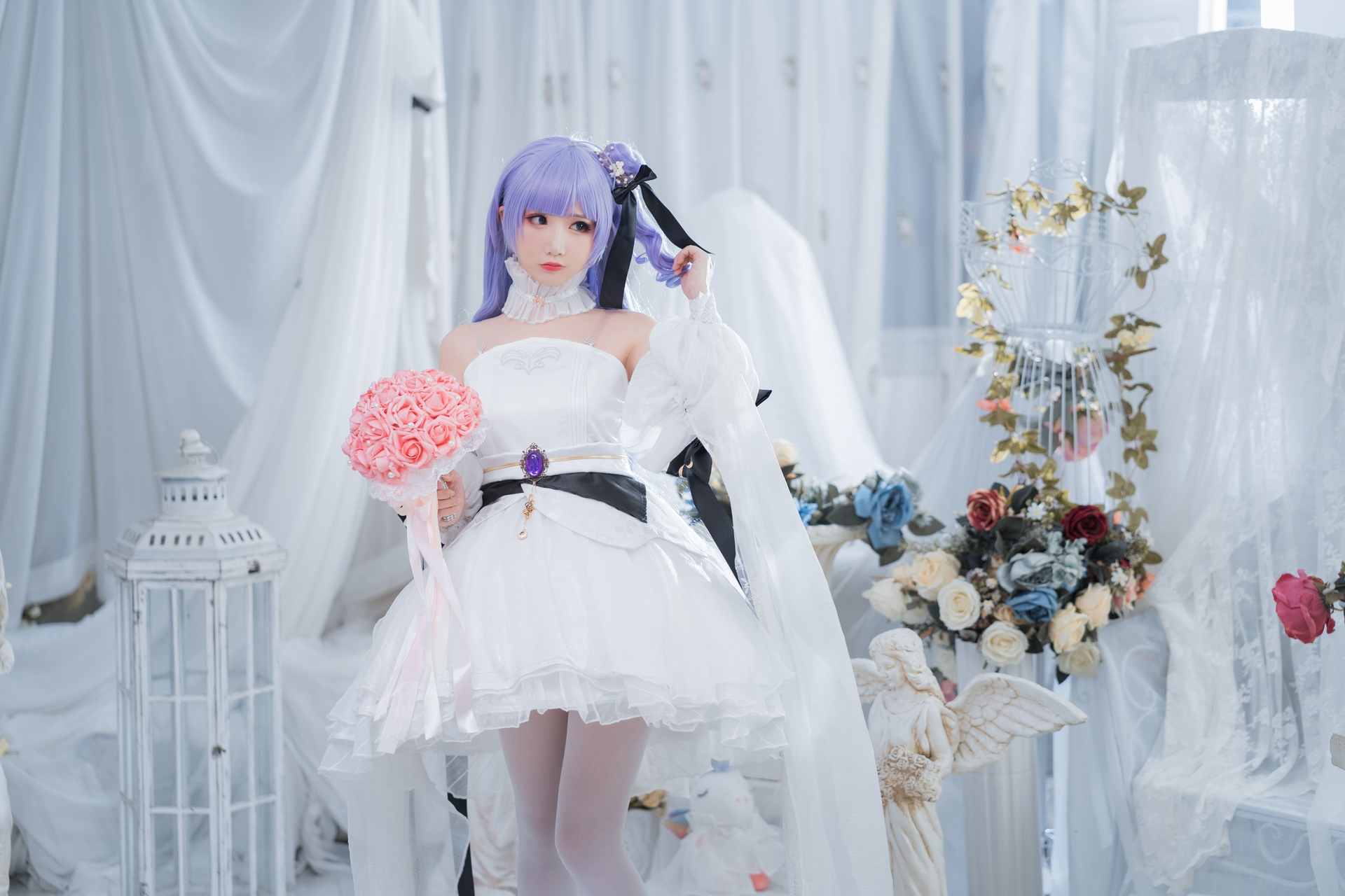 NO.086面饼仙儿独角兽婚纱精美写真【14P】-可宝主